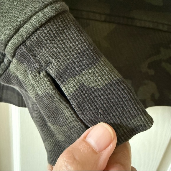 Lululemon Scuba Defined Hoodie Jacket Zip Up Camo Limited Edition Green Black 8 - Picture 11 of 12